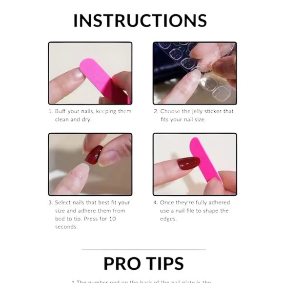 French white short  tip nails New - Picture 4 of 7